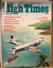 HIGH TIMES PREMIER SECOND ISSUE VINTAGE FALL 1974 MARIJUANA MAGAZINE -NICE!