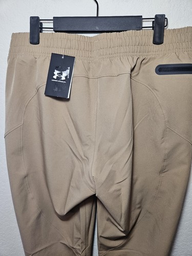 Womens Under Armour Unstoppable Jogger Pants Loose Fit Khaki #1376926-263 Sz XL - Picture 13 of 18