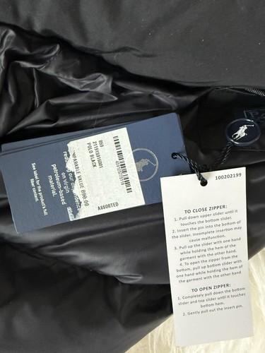 NWT $890 POLO RALPH LAUREN DOWN HOOD WATER REPELLENT POCKET COAT SIZE XS/TP - Picture 14 of 18