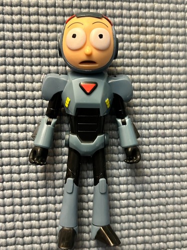 Loose 2018 Funko Articulated Rick & Morty 4 in Action Figure Purge Suit Morty - Picture 2 of 3