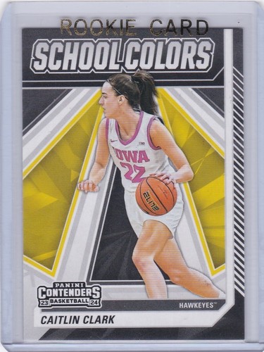 Caitlin Clark Rookie Card 2023 Iowa Hawkeyes WNBA Basketball SCHOOL COLORS $$ RC
