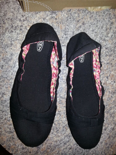 KEEN Women's Cortona Bow CVS Casual Shoe Ballet Flat Black NEW IN BOX 5.5 - Picture 2 of 5