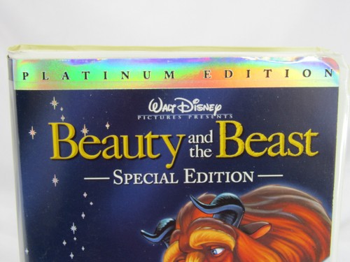Disney Beauty and the Beast PLATINUM EDITION VHS w/ all-new musical sequence - Picture 2 of 7