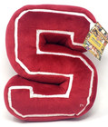 Stanford Cardinal Stuffed Plush School Logo Throw Pillow 10" Rare Collectible