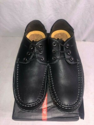 Men's Henry Ferrera Slip On Casual Loafers Sirata 200 Shoes Black