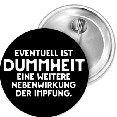 Aufkleber „Die Dummheit Ist Die Wahrheit Zu Kennen“ – 4,5 Cm, UV-laminiert, Wasserfest
