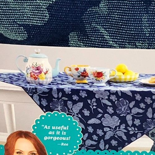 Pioneer Woman Table Throw Sweet Rose Chunku Stripe Evie Floral 50inx50in *U Pick - Picture 17 of 24