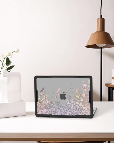 Compatible with MacBook Air 13 inch Case 2021 2020 2019 2018 Bowknot Black - Picture 6 of 13