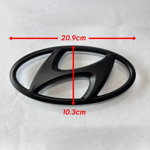 Matt Black Front or Rear or santa fe logo Emblem (Fits: 2019 2020 Santa Fe TM) - Picture 14 of 18