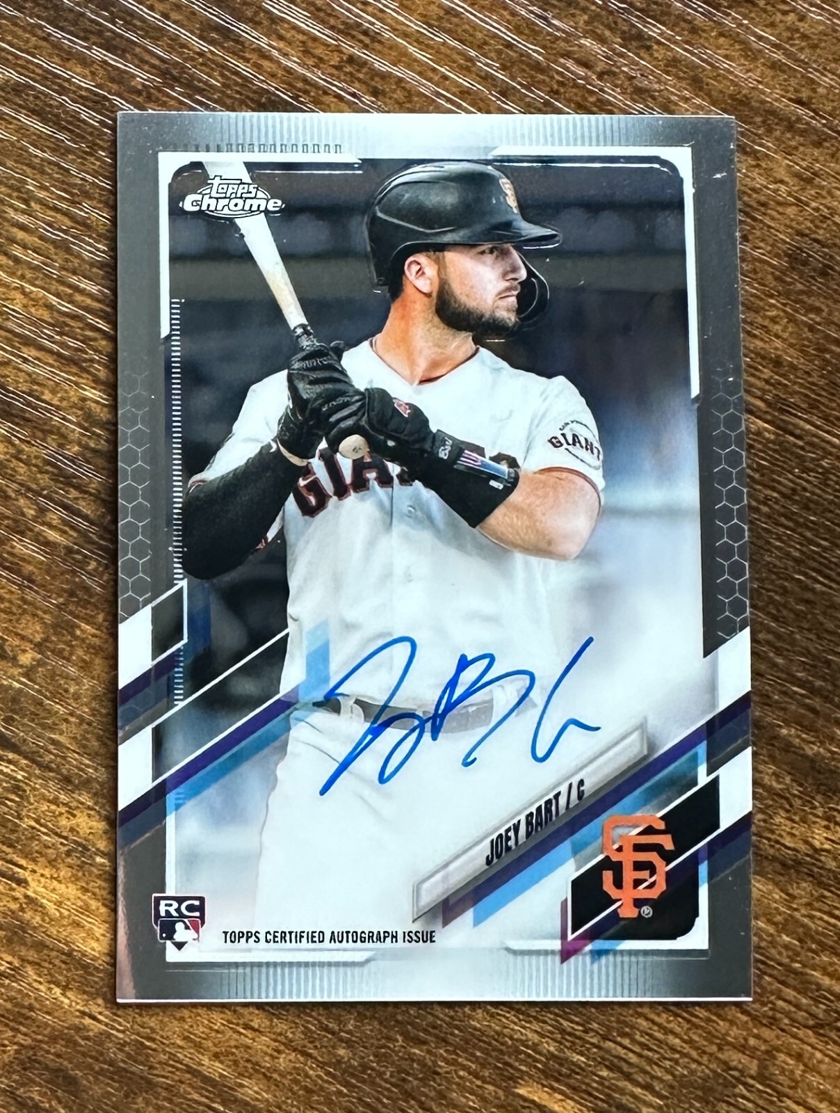 2021 Topps Chrome Rookie Autographs #RAJB Joey Bart RC #X13740