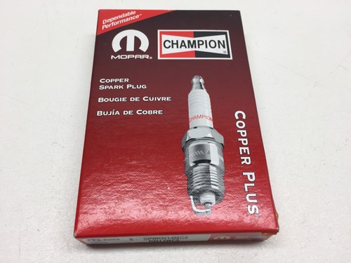 Set of 6 Mopar SP0RN14MC5 Champion Spark Plugs Chrysler Dodge 1990-2000 OEM - Picture 1 of 2
