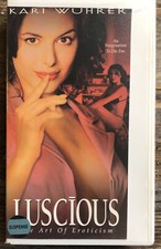 Luscious  The Art Of Eroticism Kari Wuhrer, Stephen Shellen VHS. THRILLER
