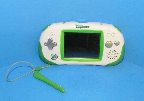 LeapFrog Leapster Explorer Device w/4 Games & Carry Case NO Battery Cover L@@K - Picture 2 of 10