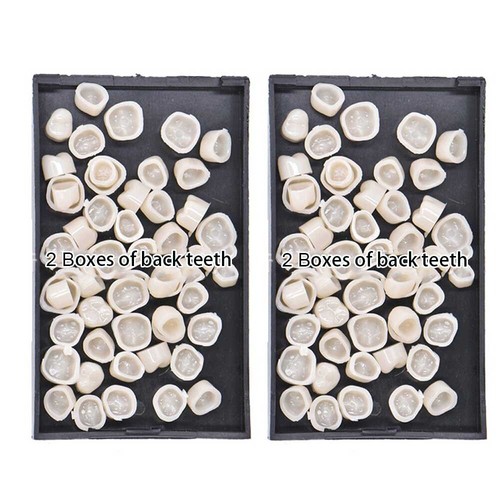 2 Boxes Resin Anterior Dental Temporary Porcelain Crown Veneers Stable Teeth US - Picture 13 of 16