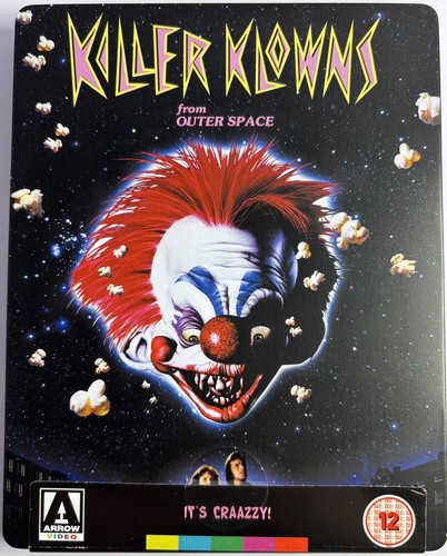 KILLER KLOWNS FROM OUTER SPACE Blu-ray+DVD ARROW Limited Edition STEELBOOK MINT