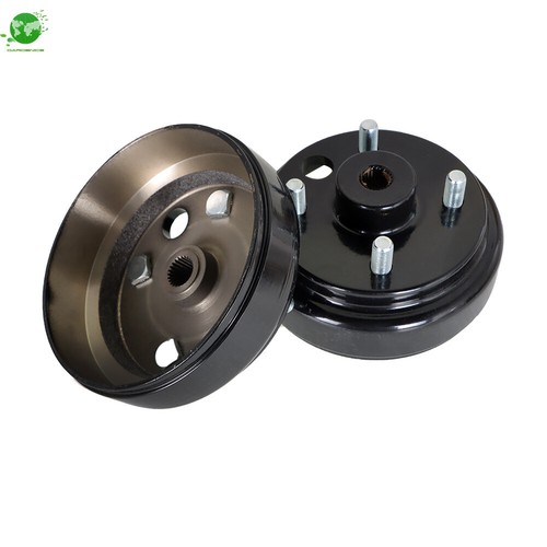 For EZGO TXT 1996+ Electric Golf Cart Brake hub Drums Brake Shoe Spring Kit New - Imagen 10 de 12