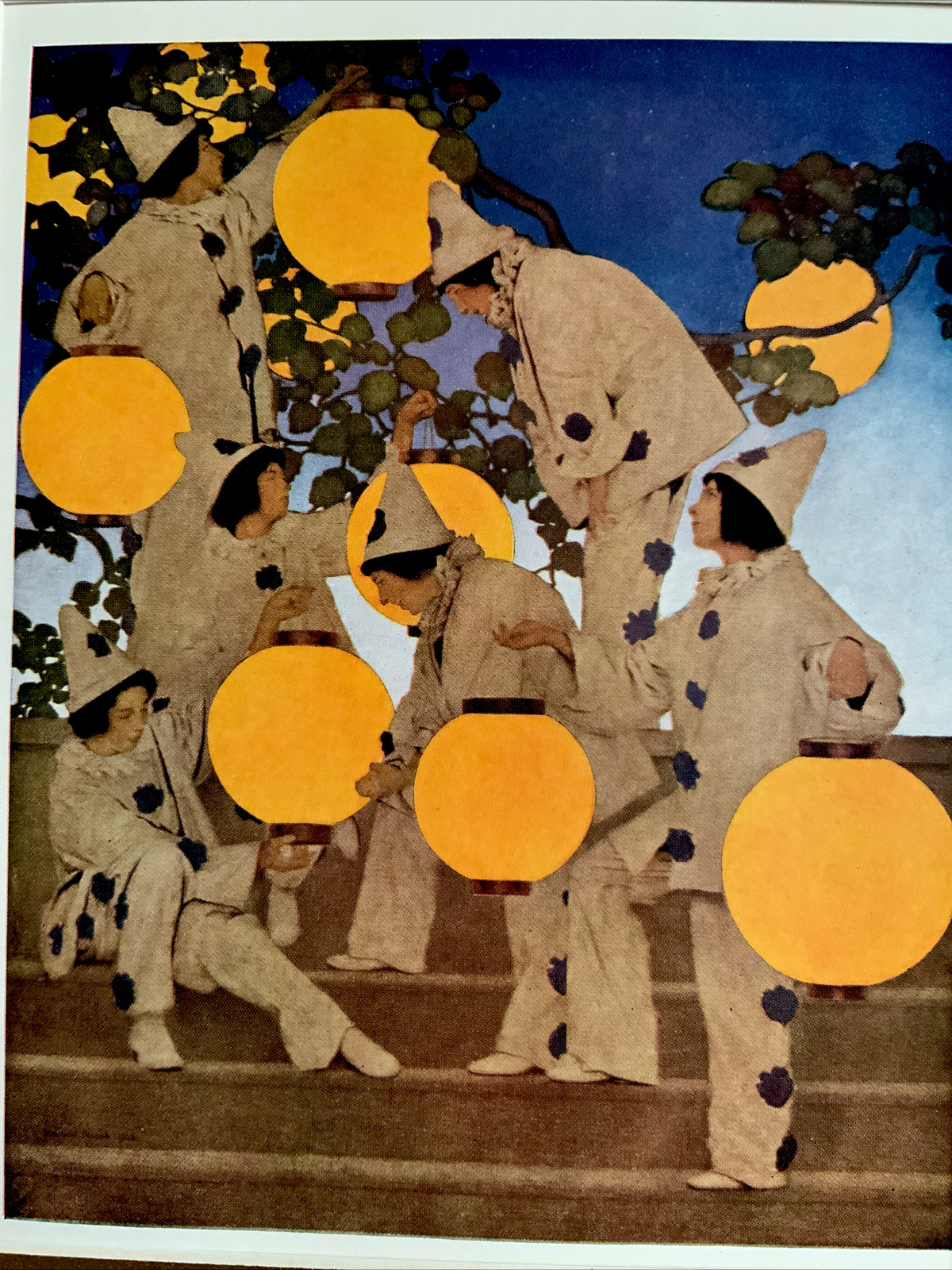 Maxfield Parrish “The Lantern Bearers” From The 1911 1st Ed Golden Treasury Nice - Picture 3 of 19