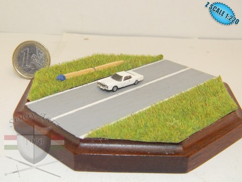 Cadillac DeVille Coupe Z-scale 1:220 vehicle Hand-painted Metal Model - Picture 4 of 4