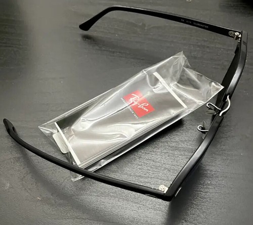RAYBAN CLUBMASTER Lenti Specchiate BLU FLASH Nero Lucido Canna di Fucile - Foto 2 di 3
