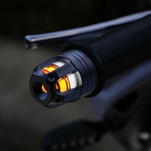 Motorcycle End Plug Turn Signals Grip Bar LED Marker Light For 7/8" Handlebar - Afbeelding 4 van 4