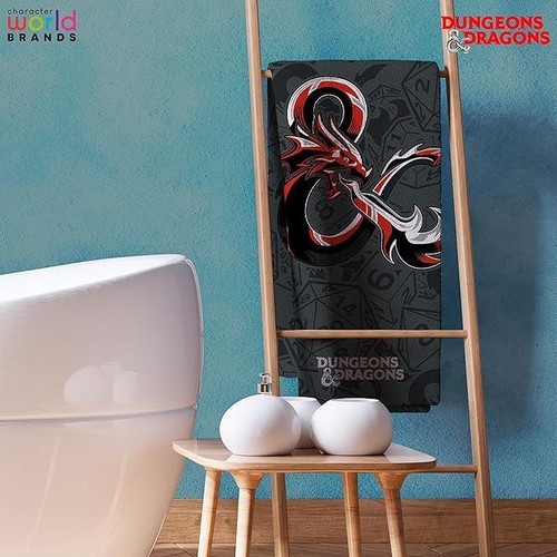 Official Dungeons & Dragons Beach Towel Dungeon Design Soft Cotton 140cm x 70cm - Picture 5 of 7