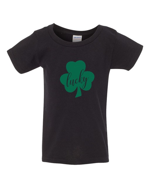 Patricks Day Irish Pride Lucky Charm Four Leaf Clover Kids Youth T-Shirt Tee St