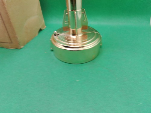 Duro Moon 1960s rocket USA metal coin bank golden 1st Coffeyville KS Mercury Box - Picture 6 of 9