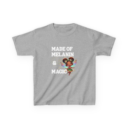 Whimsical Fairy Kids Heavy Cotton Tee - Cute Magical T-Shirt for Children - Picture 11 of 46