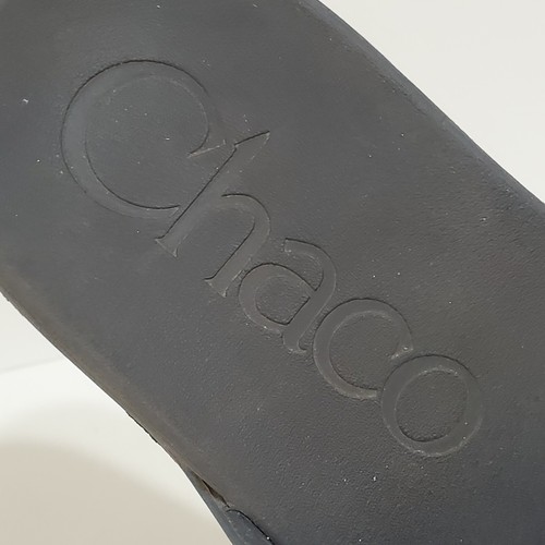 Chaco Herren Chillos Schlappen Sandalen Größe US 9 Aktiv Blau Azteken Gewebte Riemen Strand - Bild 4 von 6