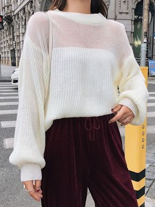 Maxi Confortable Pull Woolmark Doux Jersey 4740 Blanc Chaud 77H6qwR