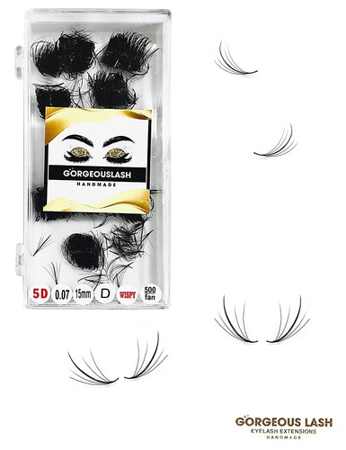 Wispy lashes - 9D, 7D, 5D Premade eyelash extensions, Mix or Single Length. - Picture 8 of 39