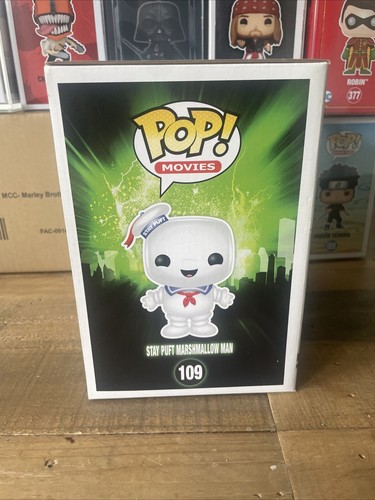 Funko Ghostbusters Stay Puft Marshmallow Man SDCC GITD LE 2500 #109 - Picture 2 of 7