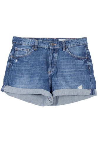 EDC Jeansshorts Hot Pants Bermuda Shorts Kurze Hose Damen Regular Fit W26 W28 - Picture 2 of 4