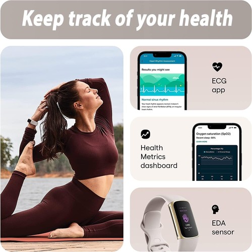 Fitbit Charge 5 Health Fitness Smartwatch Authentic Activity Tracker -S+L Sizes - Picture 6 of 8