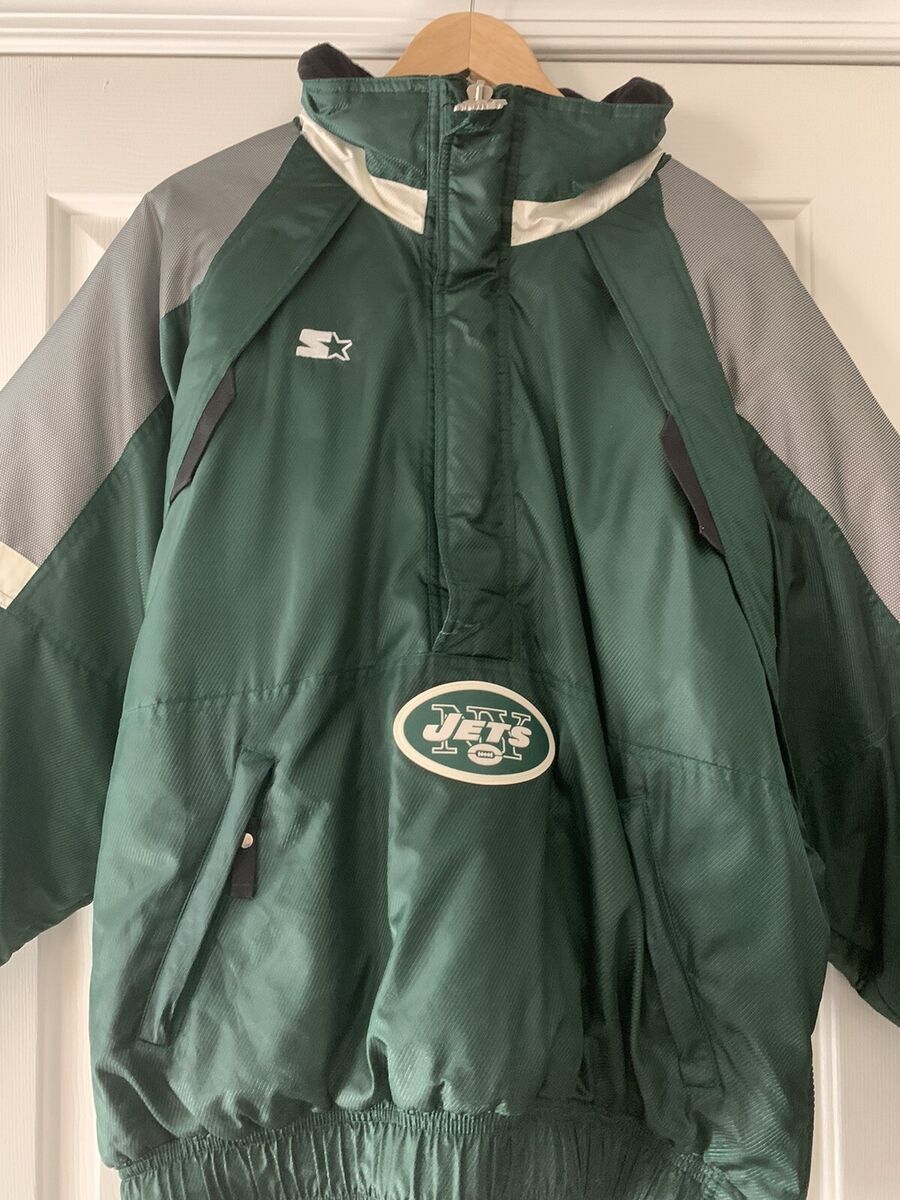 Vintage NFL New York Jets Pro Line Starter Mens Medium Half Vintage NFL New York Jets Pro Line Starter Mens Medium Half