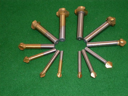 HSS TIN avellanador cónico desbarbador DIN 335 90° broca avellanada selección 6,3 - 20,5 mm - Imagen 1 de 3