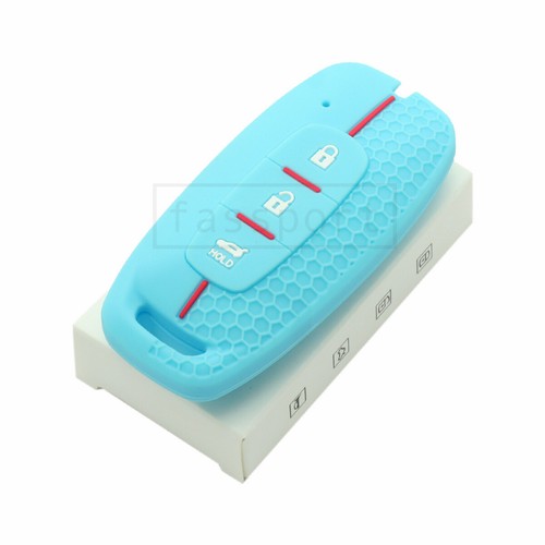 Funda protectora de silicona apta para NISSAN Pathfinder Kicks Rogue Remote Key 3 botones - Imagen 22 de 22