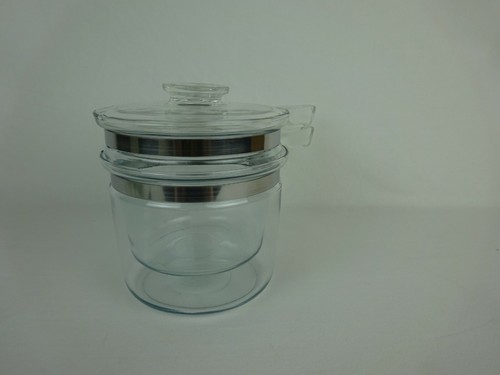 Pyrex Flameware Glass Double Boiler 1.5 Quart 6283 - Picture 6 of 11