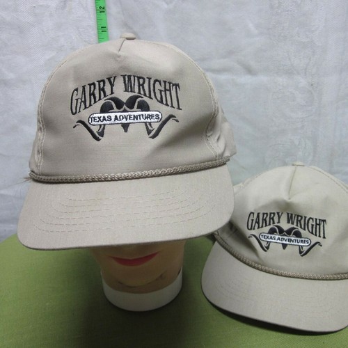 Cappello da baseball Garry Wright Texas Adventures cappello Ingram defunto loggia di caccia TX - Foto 3 di 3