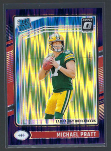 2024 Donruss Optic Purple Shock Prizm Rated Rookie Buccaneers #280 Michael Pratt