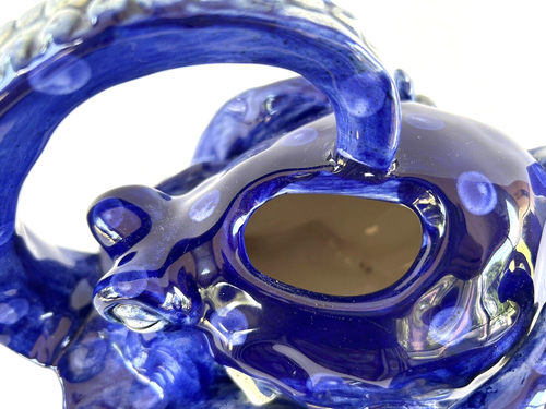 Teapot Figural Blue Octopus Blue Sky Pottery - Picture 14 of 23