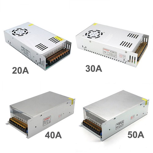 AC 110 / 220V to DC 12V 20A 30A 40A 50A Switch Power Supply Driver Transformer - Picture 1 of 29