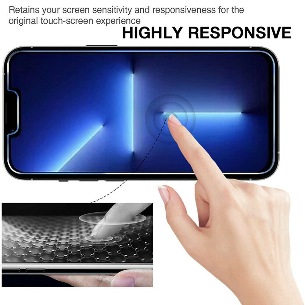 2x Tempered Glass Screen Protector For iPhone 15 14 13 Pro/Max/12/11/XR/XS/7/8