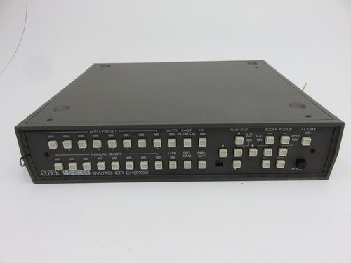 Elbex EXS126 inteligente 8 canales Interruptor de audio/vídeo I-D-CODE con controles de 3 vías - Imagen 2 de 5