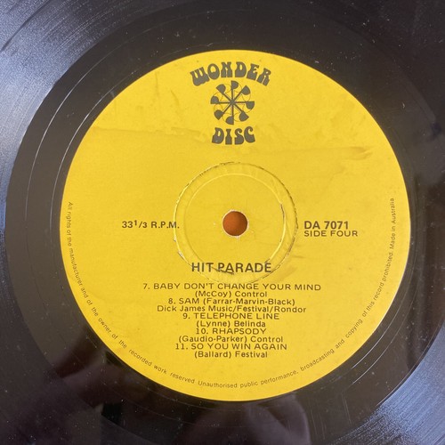 Hit Parade, Various (Wonder Disc) 2x 12" Record LP 33 RPM, Pop - Foto 10 di 12