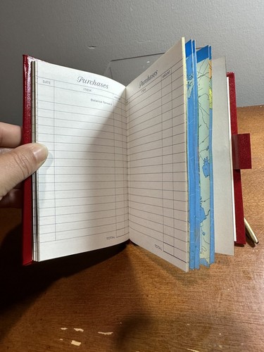 NOS Travel Diary With Pen C. R. Gibson Company - Picture 12 of 20