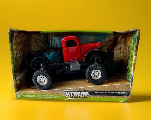 New-Ray Xtreme Off-Road Red Dodge Power Wagon 1:32 Scale Die-Cast Suspension NEW - Picture 4 of 12