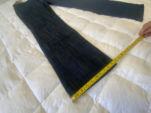 ANTIK DENIM MC QUEEN Relaxed Fit Jeans Button Fly Embroidered Low Rise 38X36 - Picture 9 of 10