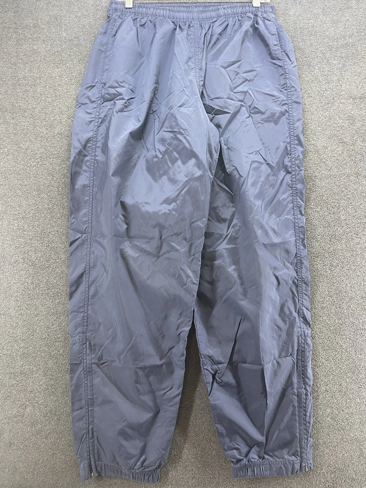 Vintage Y2K Nike Mens Lrg Blue Unlined Lightweight Windbreaker Track Pants Nylon