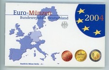 2004 GERMANY 8 Coin PROOF Euro SET 2€; 1€; 50;20 ;10;5 ;2 ;1 Cent BERLIN A Mint